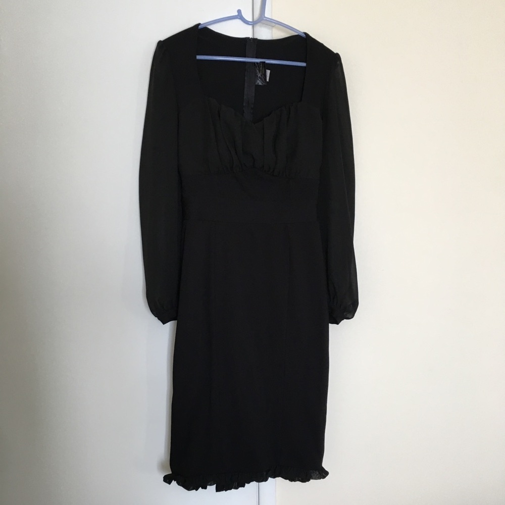 Rare! PUG Black Aziza dress Size L But Fits Like Medium - Picture 4 of 7